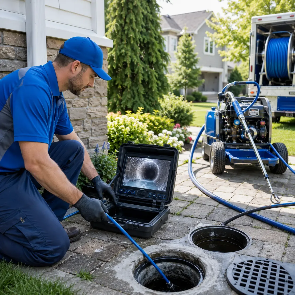 Outdoor drain cleaning professionals serving Albion, MI