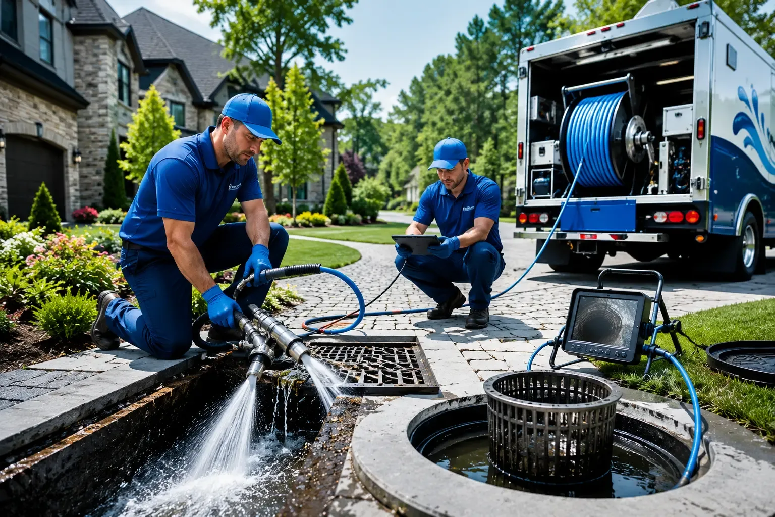 Local outdoor drain cleaning professionals in Albion, MI